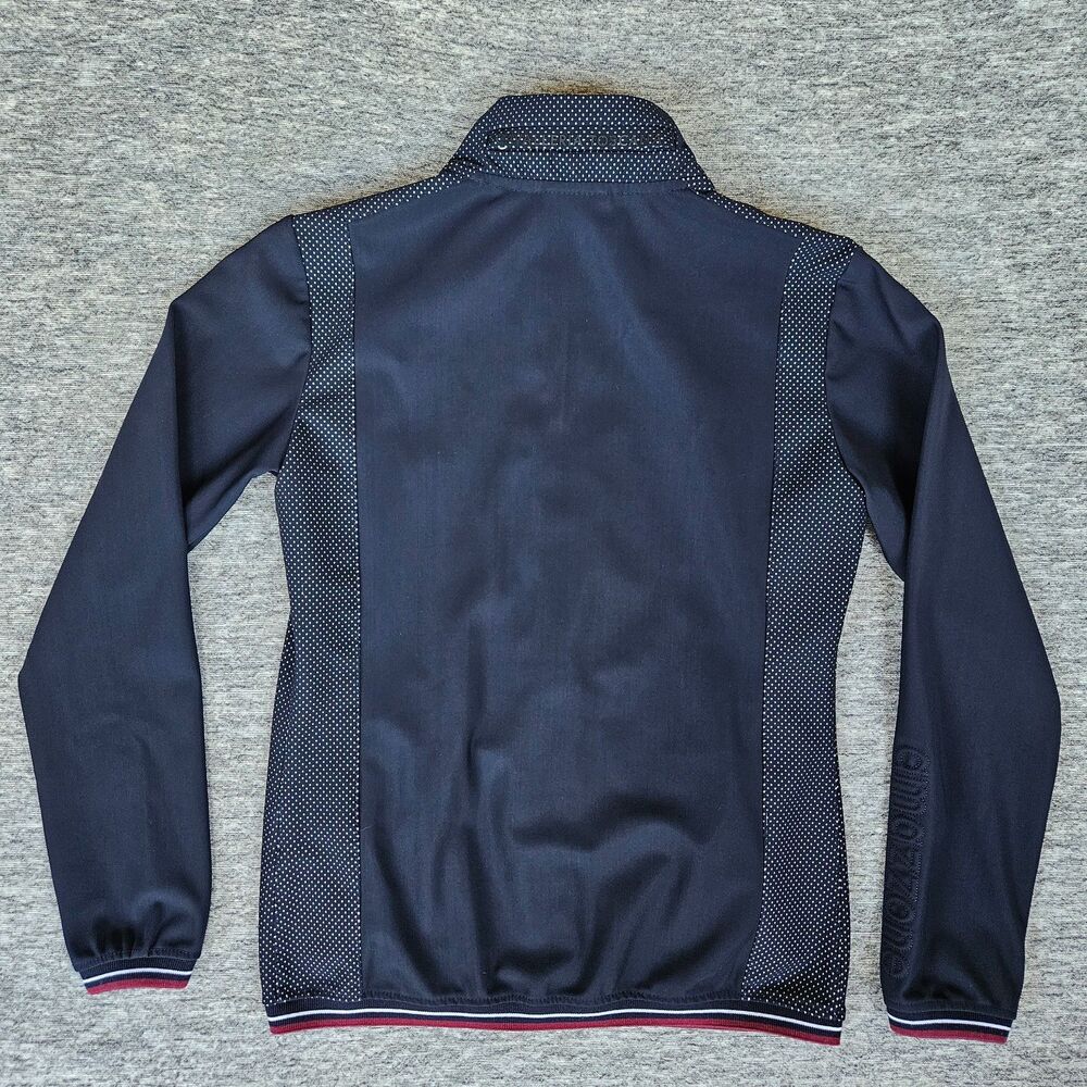 Cavalleria Toscana Women's Zip Up Soft Shell Navy Blue Riding Jacket Size Small - Picture 2 of 11